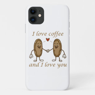 Funda Para iPhone 11 Amo el café y te amo