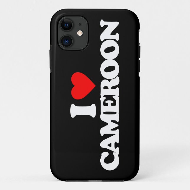 FUNDA DE Case-Mate PARA iPhone AMO EL CAMERÚN (Reverso)