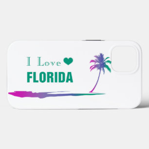 Funda Para iPhone 13 Amo el verde colorido de Florida