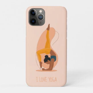 Funda Para iPhone 11 Pro Amo el yoga - bella luz