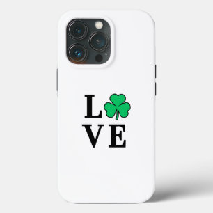 Funda Para iPhone 13 Pro Amo Irlanda Amo El Irlandés Shamrock Clover Modern