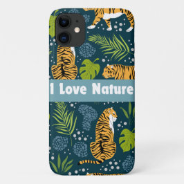 Funda Para iPhone 11 Amo la tipografía de la naturaleza y lo gráfico