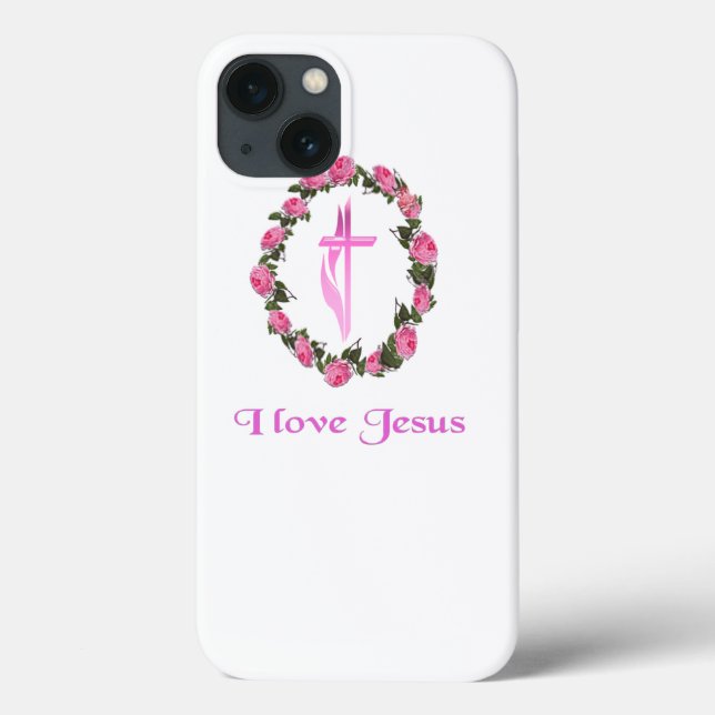 Funda De Case-Mate Para iPhone Amo las cajas del teléfono de Jesús (Reverso)