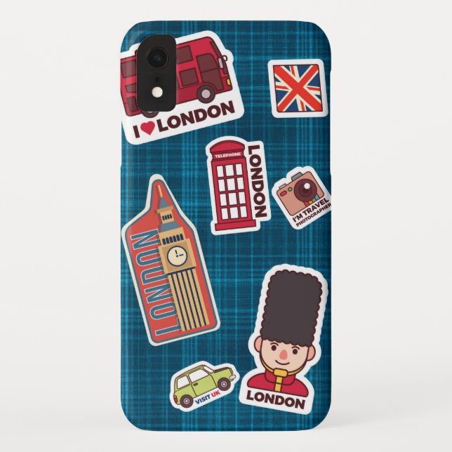 Funda De Case-Mate Para iPhone Amo Londres (Reverso)