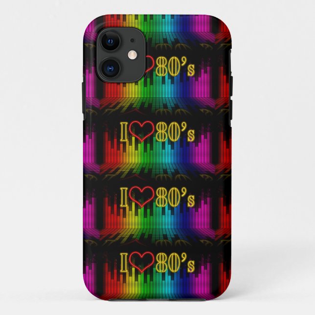 Funda De Case-Mate Para iPhone amo los 80 (Reverso)