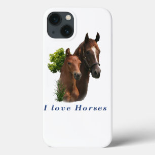 Funda Para iPhone 13 Amo los Caballos