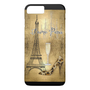 Funda Para iPhone 8 Plus/7 Plus Amo los zapatos de la moda de la torre Eiffel de