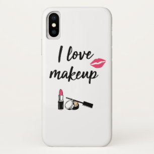Funda Para iPhone X Amo maquillaje