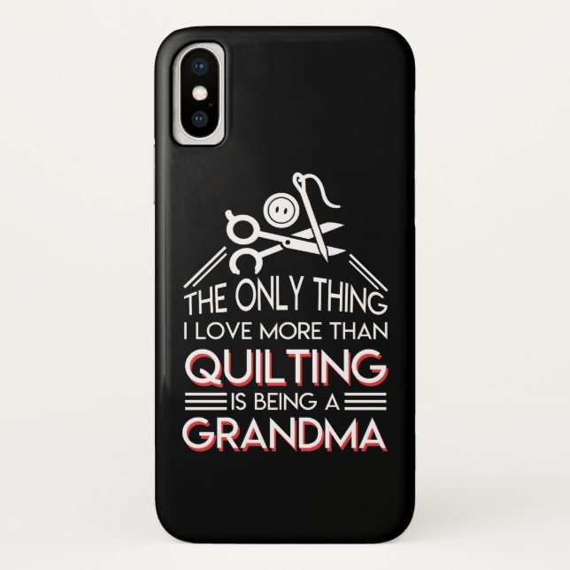 Funda De Case-Mate Para iPhone Amo más acolchar estoy siendo abuela (Reverso)