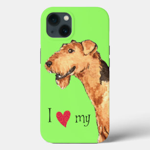 Funda Para iPhone 13 Amo mi Airedale