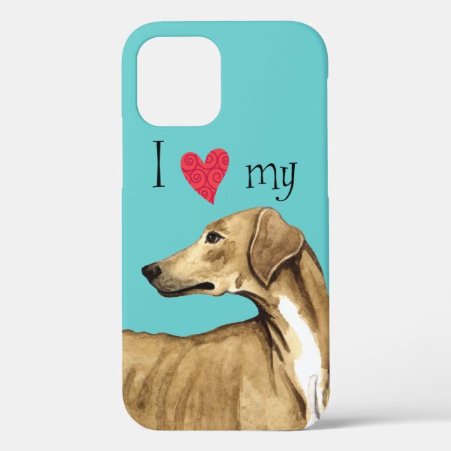 Funda De Case-Mate Para iPhone Amo mi Azawakh (Reverso )