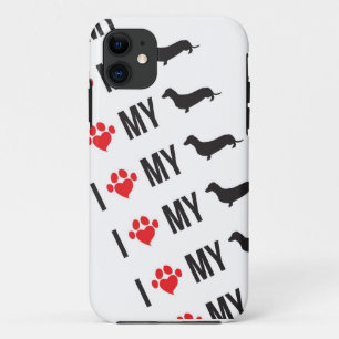 FUNDA PARA iPhone 11 AMO MI CAJA DEL TELÉFONO CELULAR DE WEINER