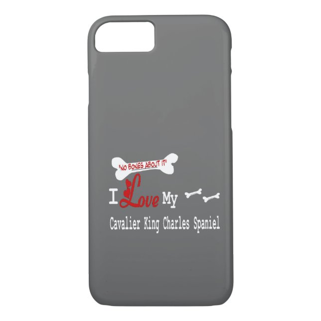 Funda De Case-Mate Para iPhone Amo Mi Cavalier King Charles Spaniel (Reverso)