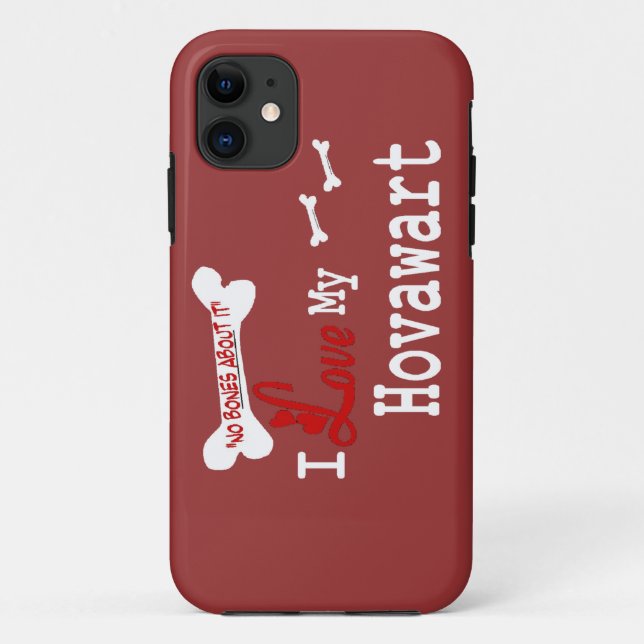 Funda De Case-Mate Para iPhone Amo Mi Hovawart (Reverso)