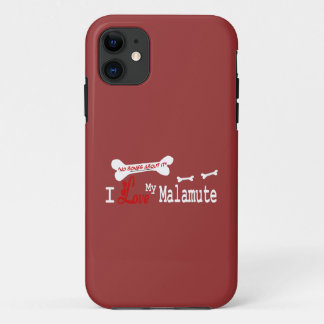 Funda Para iPhone 11 Amo mi Malamute alascánico