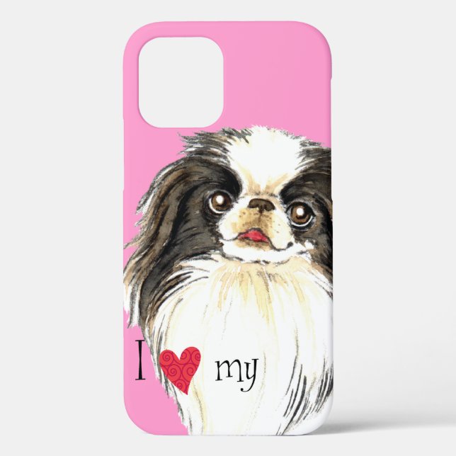 Funda De Case-Mate Para iPhone Amo mi mentón japonés (Reverso )