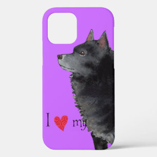 Funda Para iPhone 12 Amo mi Schipperke