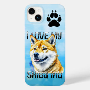 Funda Para iPhone 14 Plus De Case-Mate Amo Mi Shiba Inu Propietario de perros