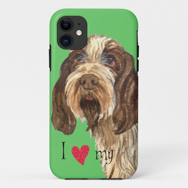 Funda De Case-Mate Para iPhone Amo mi Spinone Italiano (Reverso)