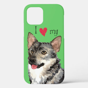 Funda Para iPhone 12 Amo mi Vallhund Sueco