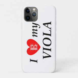 Funda Para iPhone 11 Pro Amo Mi Viola (Corazón Mi Viola)