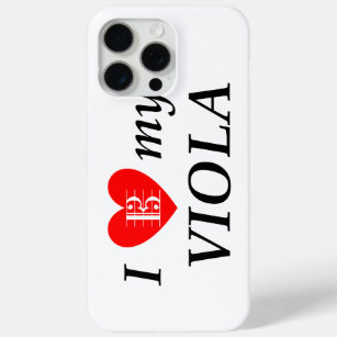 Funda Para iPhone 15 Pro Max Amo Mi Viola (Corazón Mi Viola)