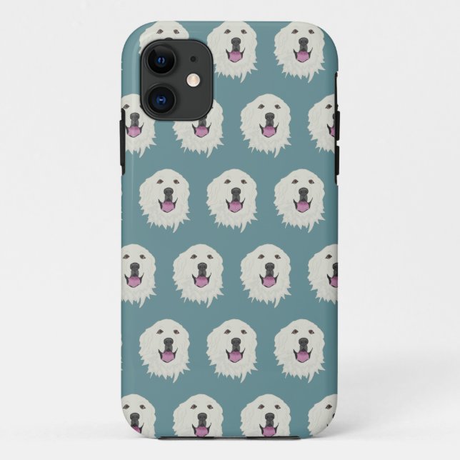 Funda De Case-Mate Para iPhone Amo mis grandes Pirineos (Reverso)