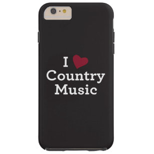 Funda Resistente Para iPhone 6 Plus Amo música country