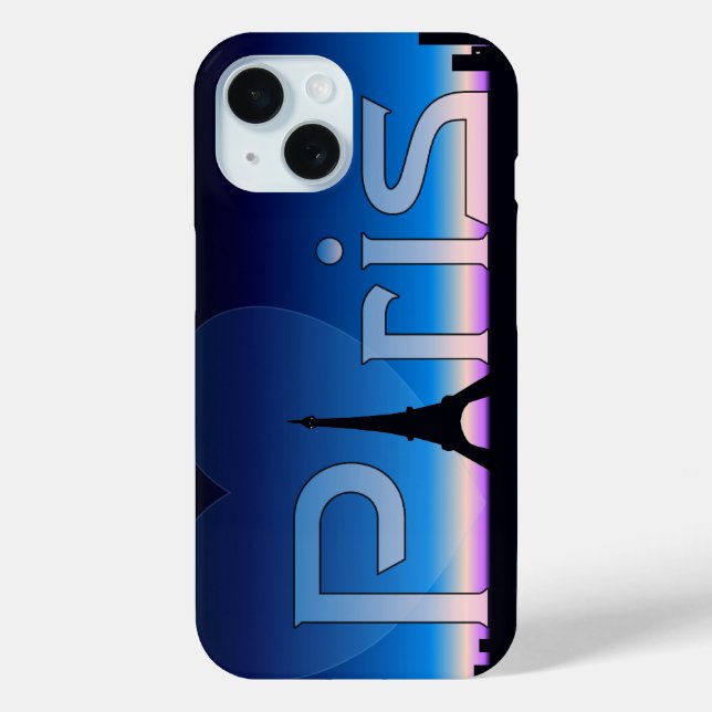 Funda De Case-Mate Para iPhone Amo París (Reverso )