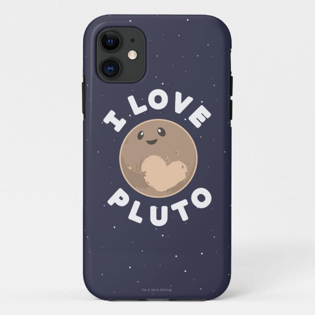 Funda De Case-Mate Para iPhone Amo Plutón (Reverso)