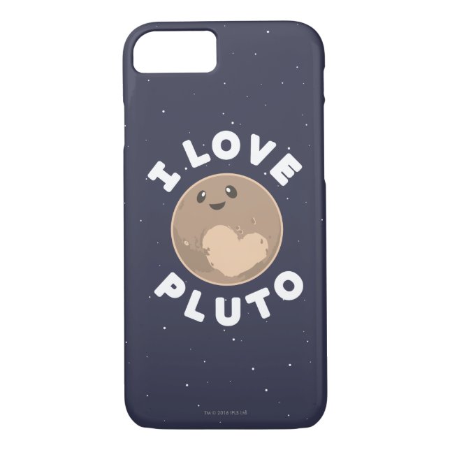 Funda De Case-Mate Para iPhone Amo Plutón (Reverso)