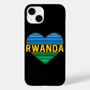 Funda Para iPhone 14 De Case-Mate Amo Ruanda, el corazón ruandés ruandés