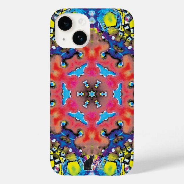 Funda De Case-Mate Para iPhone Amonium Kaleidoscope (Reverso )