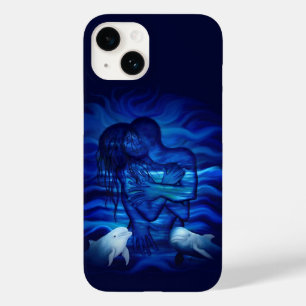 Funda Para iPhone 14 De Case-Mate Amor, acto de pasión - pareja con delfín