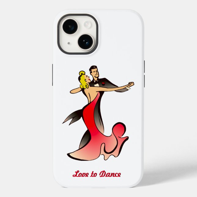 Funda De Case-Mate Para iPhone Amor al estuche DanceiPhone / iPad (Reverso )
