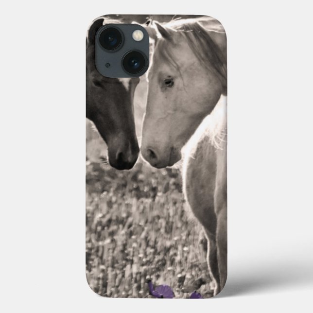 Funda De Case-Mate Para iPhone Amor de caballo (Reverso)