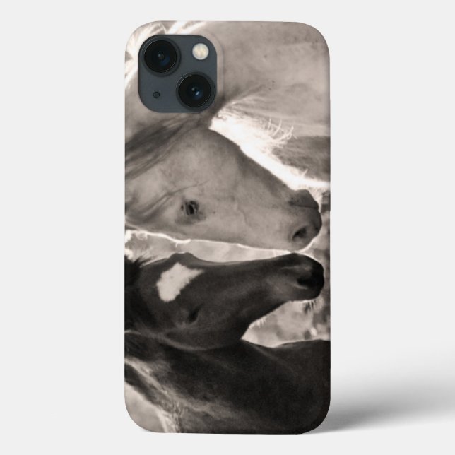 Funda De Case-Mate Para iPhone Amor de caballo (Reverso)