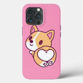 Funda Para iPhone 13 Pro Amor de Cachorro Corgi Adorable