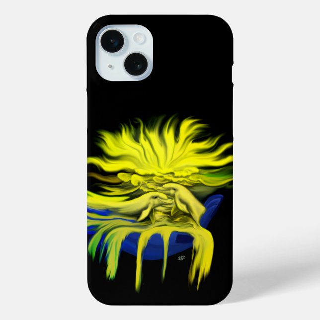 Funda De Case-Mate Para iPhone Amor de delfín (Reverso )