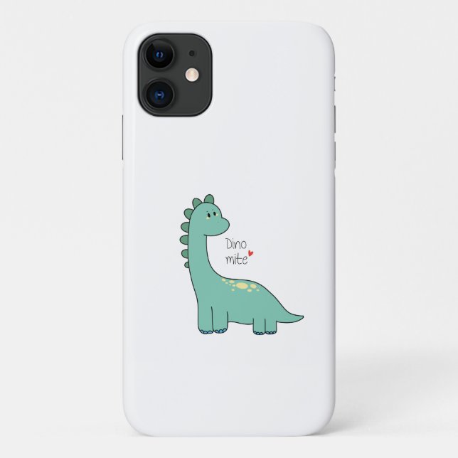 Funda De Case-Mate Para iPhone Amor de Dino (Reverso)