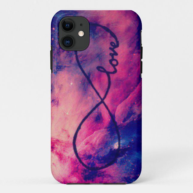 Funda De Case-Mate Para iPhone Amor de la galaxia (Reverso)