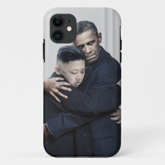Funda Para iPhone 11 Amor de la O.N.U Corea del Norte de Obama Kim Jong