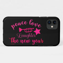 FUNDA PARA iPhone 11 AMOR DE LA PAZ Y RISA EN EL NUEVO AÑO
