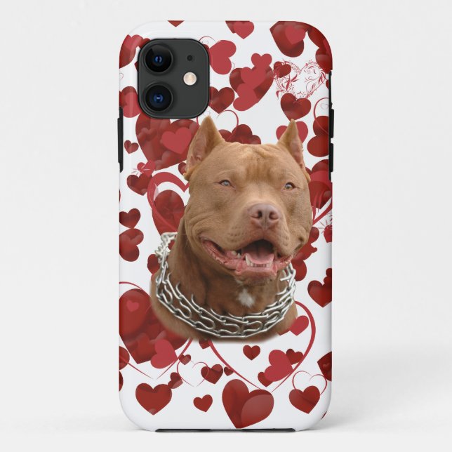 Funda De Case-Mate Para iPhone Amor de Pitbull (Reverso)