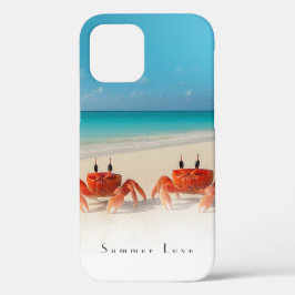 Funda Para iPhone 12 Amor de verano — iPhone 12 Funda duro 2 cangrejos
