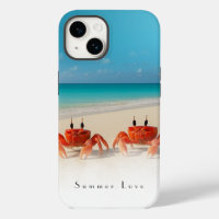 Amor de verano — iPhone 14 Funda duro 2 cangrejos