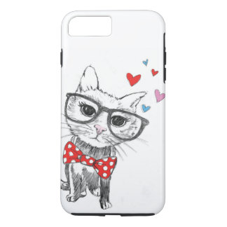FUNDA PARA iPhone 8 PLUS/7 PLUS AMOR DEL GATITO
