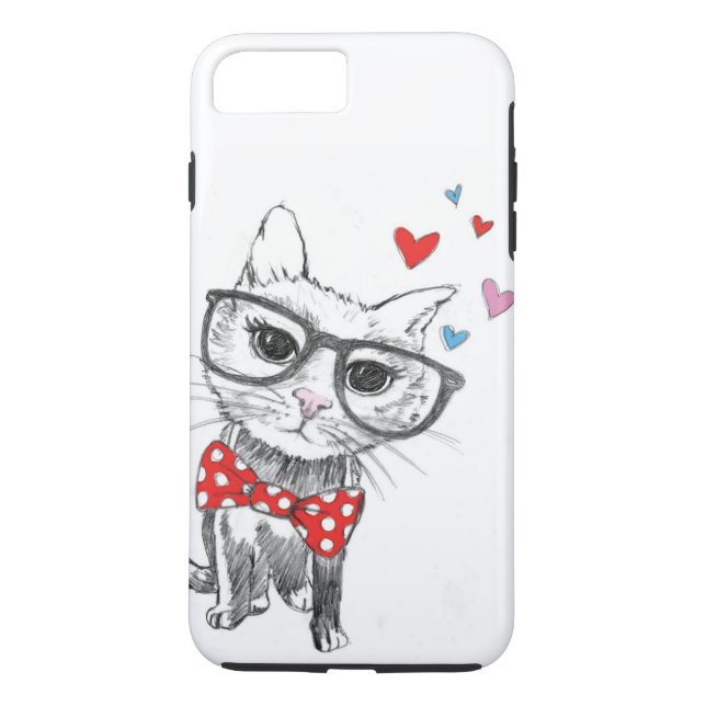 FUNDA DE Case-Mate PARA iPhone AMOR DEL GATITO (Reverso)