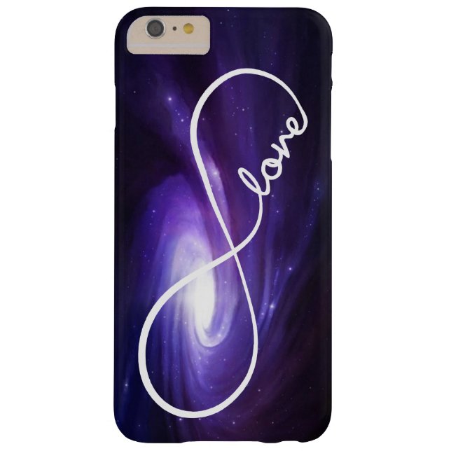 Funda De Case-Mate Para iPhone Amor del infinito con la nebulosa púrpura (Reverso)