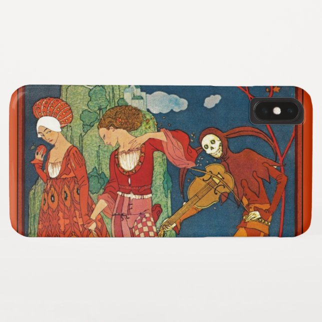 FUNDA DE Case-Mate PARA iPhone AMOR, DESEO Y MUERTE (Reverso (horizontal))